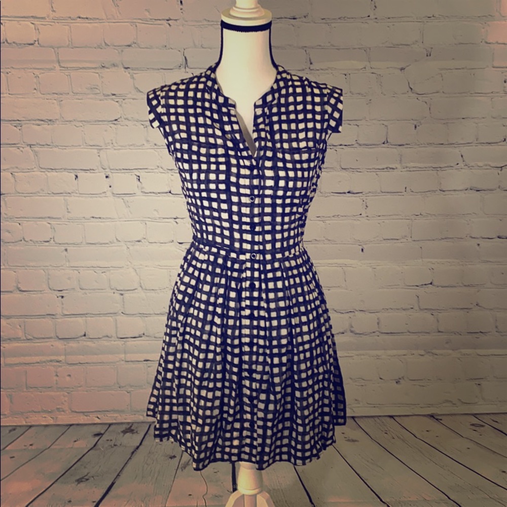 Plaid Midi Anthropologie dress